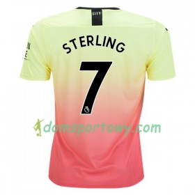 Koszulka Manchester City Sterling 7 Trzeci Koszulki Piłkarskie 2019-2020 Krótki Rękaw 